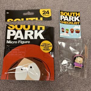 Wendy Testaburger 1" South Park Micro Figure. Blind Bag Micro Figure. Open Bag.